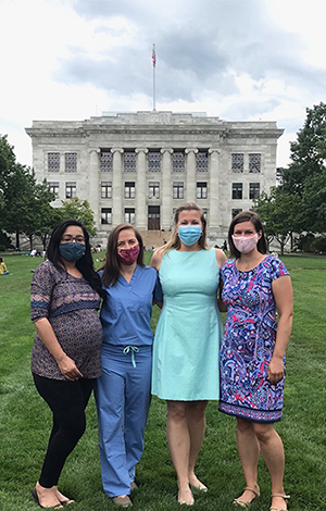 Former child neurology residents at Harvard Medical School Campus