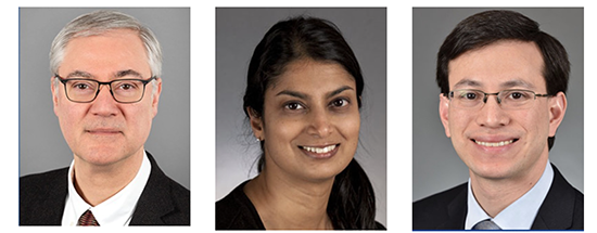 Mustafa Sahin, Kiran Maski, and Alexander Cohen headshots
