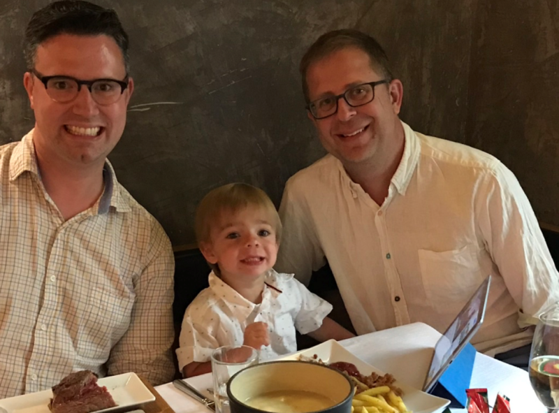 Greg Sawicki with family